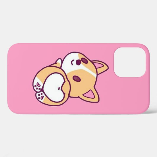 Leuke Corgi Puppy Liefde Case-Mate iPhone Case (Achterkant (horizontaal))