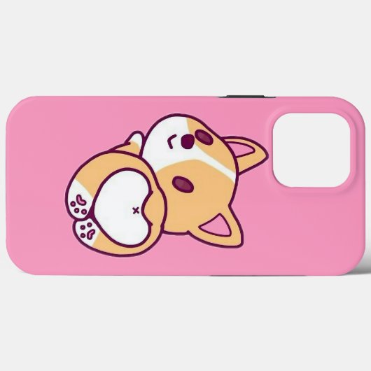 Leuke Corgi Puppy Liefde Case-Mate iPhone Case (Achterkant (horizontaal))