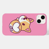 Leuke Corgi Puppy Liefde Case-Mate iPhone Case (Achterkant (horizontaal))