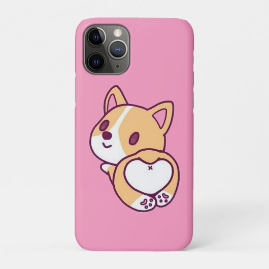 Leuke Corgi Puppy Liefde Case-Mate iPhone Case (Achterkant)