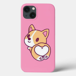 Leuke Corgi Puppy Liefde Case-Mate iPhone Case