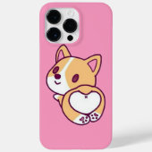 Leuke Corgi Puppy Liefde Case-Mate iPhone Case (Achterkant)