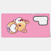 Leuke Corgi Puppy Liefde Samsung Galaxy Hoesje (Achterkant horizontaal)