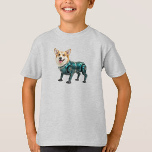 Leuke Corgi Robot Kinder T-Shirt
