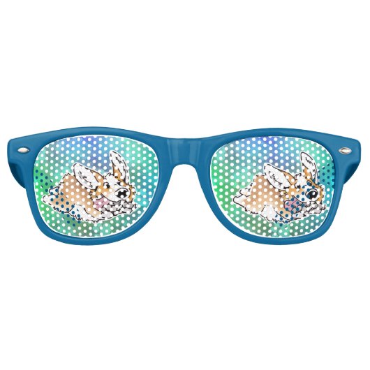 Leuke corgi zonnebril (Voorkant)