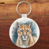 Leuke Cougar Over The Hill Custom Age Verjaardag Sleutelhanger (Achterkant)