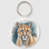 Leuke Cougar Over The Hill Custom Age Verjaardag Sleutelhanger (Achterkant)