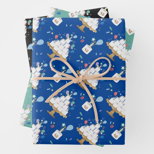 Leuke Covid Toilet Papier Verjaardag Cake Quaranti Inpakpapier Vel (In situ)