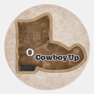 Leuke Cowboy Boot Sticker