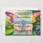 Leuke Creatieve Vlinder Ontwerp Verjaardagsfeestje Kaart (Voorkant)