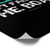 Leuke cruise - Regel #1 Herfst niet van de boot Poster (Hoek)