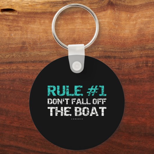 Leuke cruise - Regel #1 Herfst niet van de boot Sleutelhanger (Voorkant)