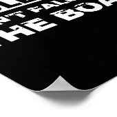 Leuke cruise regel #1 Herfst niet van het T-shirt Poster (Hoek)