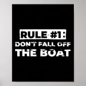 Leuke cruise regel #1 Herfst niet van het T-shirt Poster (Voorkant)