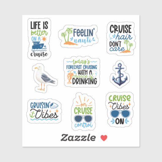 Leuke cruise Stickers (Vel)
