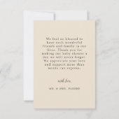 Leuke Cub Beer Waterverf Baby shower Dank Notitiekaartje (Achterkant)