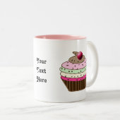 Leuke cupcake aangepaste gepersonaliseerde mokken (Voorkant rechts)