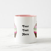 Leuke cupcake aangepaste gepersonaliseerde mokken (Center)