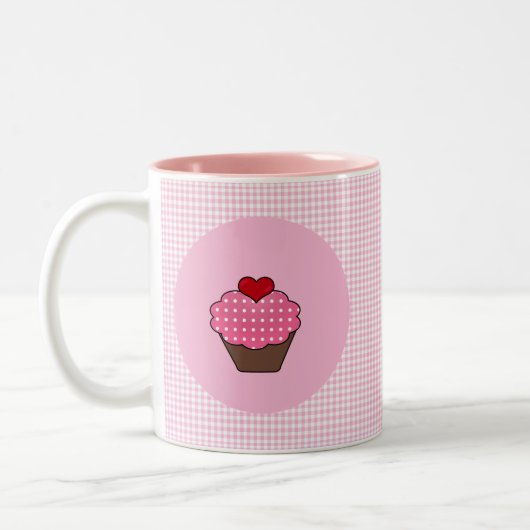 Leuke cupcake aangepaste gepersonaliseerde mokken (Links)