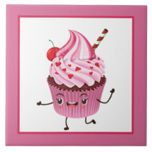 Leuke cupcake bakkerij decor keuken keramische teg