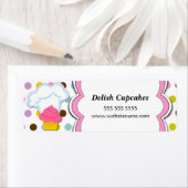 Leuke Cupcake en Bakers Pet Labels (Insitu)