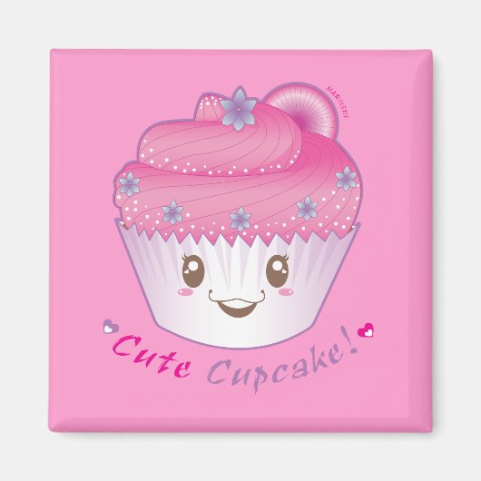Leuke Cupcake! Magneet (Voorkant)