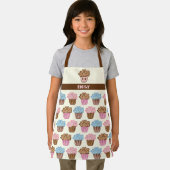 Leuke Cupcake Persoonlijk Kinderen Keuken Schort (Insitu)