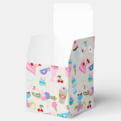 Leuke Cupcake snoepjes Verjaardagsfeestpatroon Bedankdoosjes (Geopend)