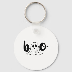 Leuke Cursive Boo Spooky Ghost Halloween Sleutelhanger