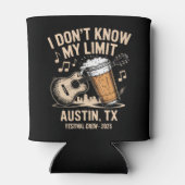 Leuke Custom Austin Festival Crew Blikjeskoeler (Achterkant)