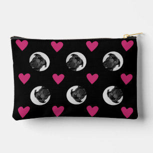 Leuke Custom Dog Gezicht Make-up Bag Cosmetische P Etui