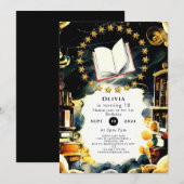 Leuke Custom Enchanted Storybook Verjaardag Kaart (Voorkant / Achterkant)