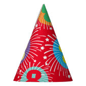 Leuke custom kind verjaardagsfeestje papier kegel feesthoedjes (Links)