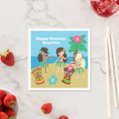 Leuke Custom Luau Beach Verjaardagsfeestje Hula Me Servet (Insitu)