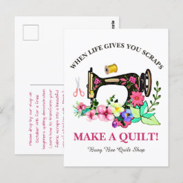 Leuke Custom Quilt Shop Briefkaart