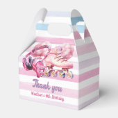 Leuke Custom Waterverf Roller Blade Verjaardag Bedankdoosjes (Voorkant Zijde)