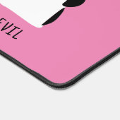 Leuke Custom Zwart Wit Tuxedo Katten Roze Bureaumat (Hoek)