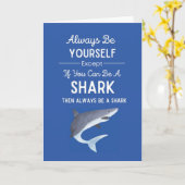 Leuke Cute Blauwe Haaien Kaarten Voor Kinderen Oce (Gele Bloem)