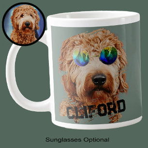 Leuke Cute Goldendoodle of uw hondvaderliefhebber Grote Koffiekop