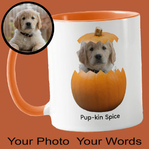 Leuke Cute Persoonlijke Halloween Pompoen Hond Fot Mok