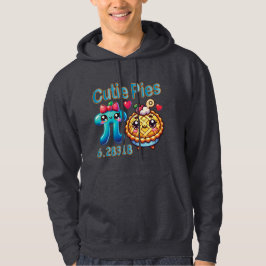 Leuke "Cutie Pies" Schattigee Pi Symbool & Pie Pun Hoodie