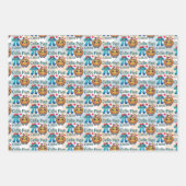 Leuke "Cutie Pies" Schattigee Pi Symbool & Pie Pun Inpakpapier Vel (Voorkant 3)