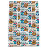 Leuke "Cutie Pies" Schattigee Pi Symbool & Pie Pun Medium Cadeauzakje (Achterkant)
