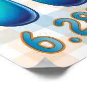 Leuke "Cutie Pies" Schattigee Pi Symbool & Pie Pun Poster (Hoek)