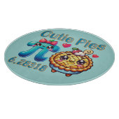Leuke "Cutie Pies" Schattigee Pi Symbool & Pie Pun Snijplank (Hoek)