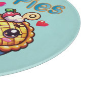 Leuke "Cutie Pies" Schattigee Pi Symbool & Pie Pun Snijplank (Hoek)