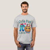 Leuke "Cutie Pies" Schattigee Pi Symbool & Pie Pun T-shirt (Voorkant volledig)