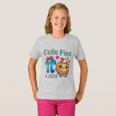Leuke "Cutie Pies" Schattigee Pi Symbool & Pie Pun T-shirt (Voorkant volledig)