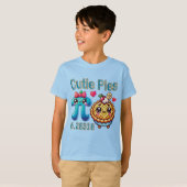 Leuke "Cutie Pies" Schattigee Pi Symbool & Pie Pun T-shirt (Voorkant volledig)