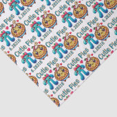 Leuke "Cutie Pies" Schattigee Pi Symbool & Pie Pun Tissuepapier (Detail)